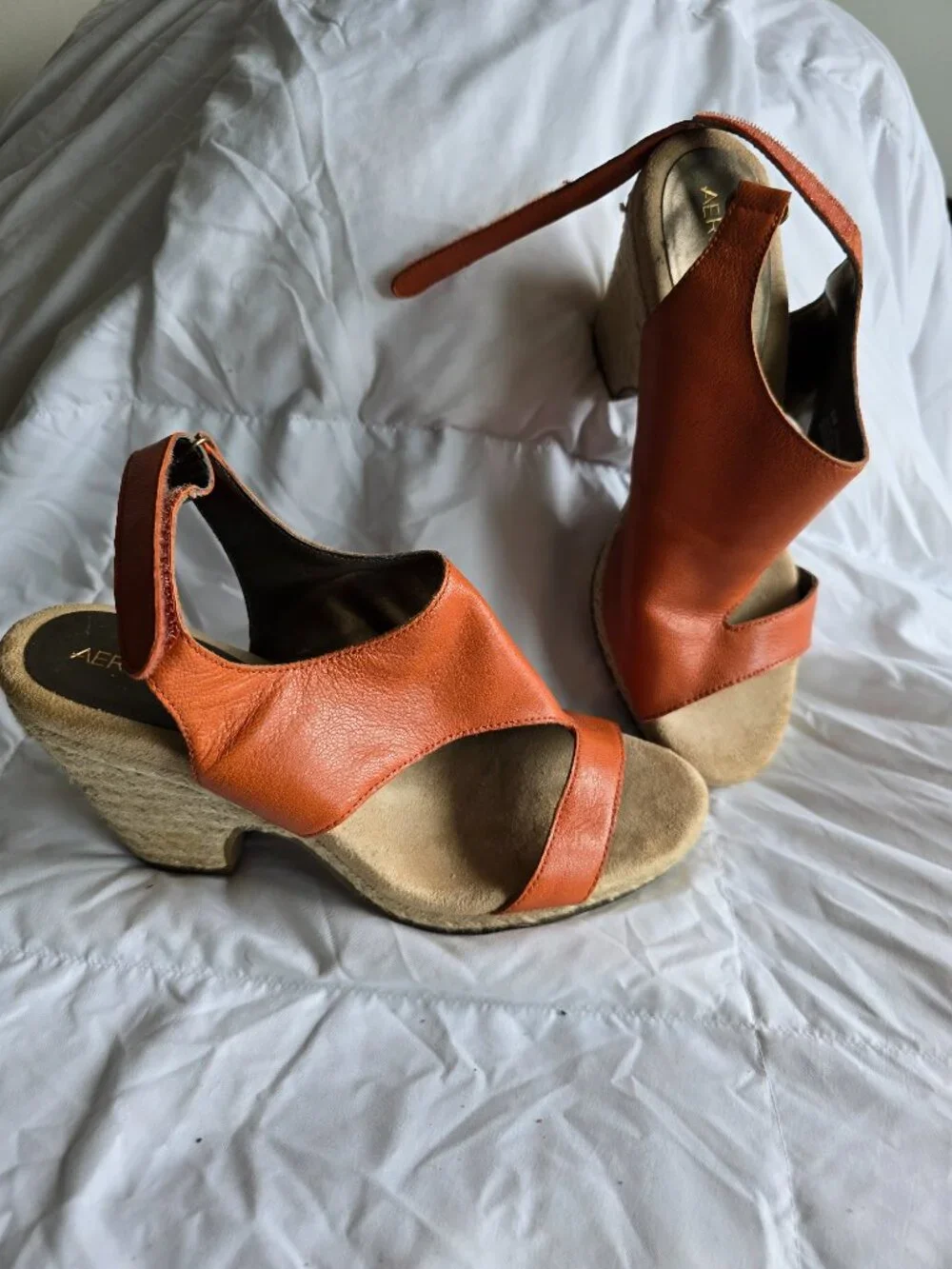 AEROSOLES upper inch straps